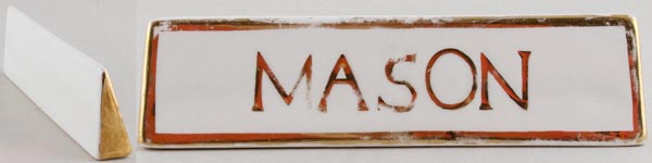 Shop Advertising Plaque